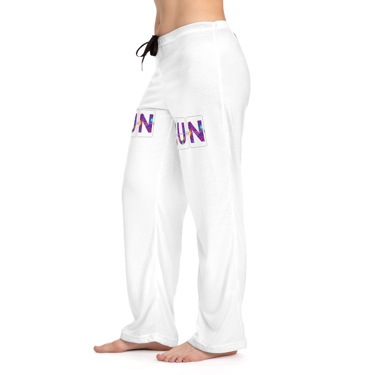 Airport Letter Code Cancun - Cun Whimsical Women's Pajama Pants, Cozy Sleepwear, Travel Gifts, Tropical Vibe, Relaxation Outfit, Summer Nights