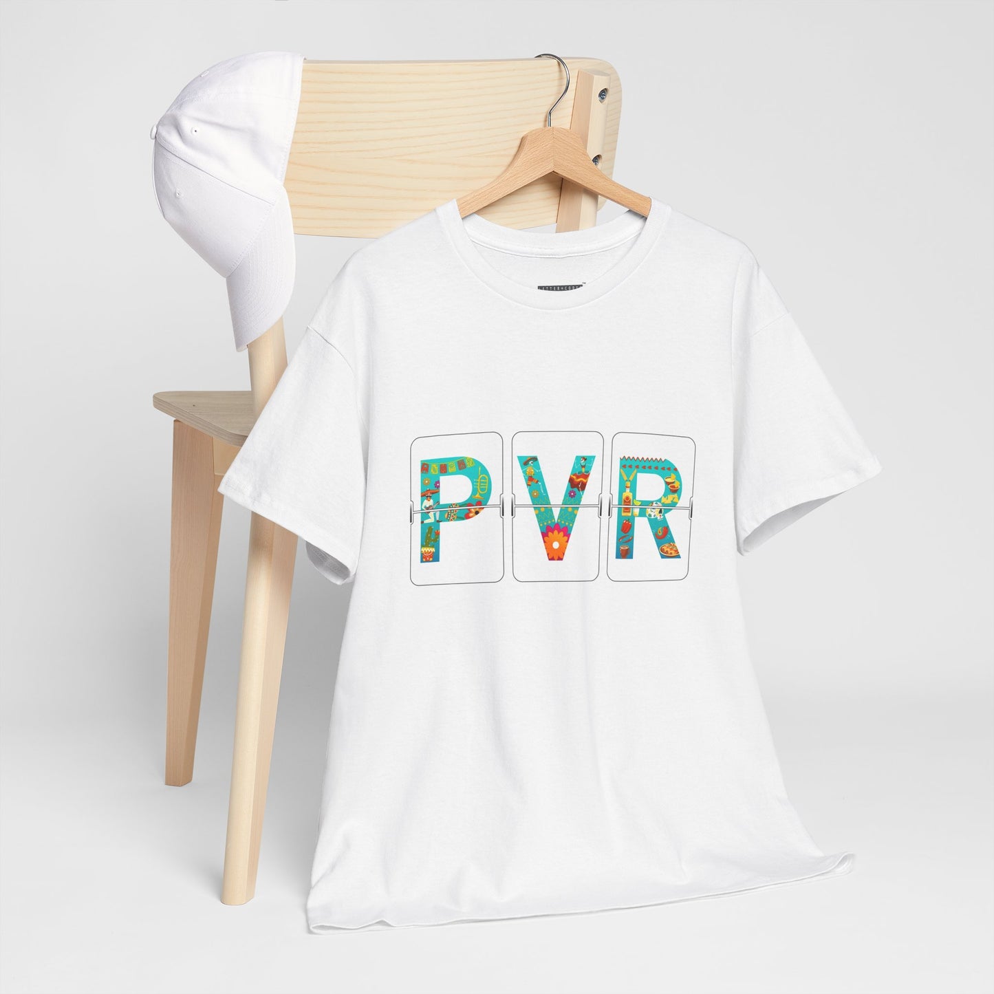 Airport Letter Codes Travel - Puerto Vallarta PVR Mexico T-Shirt Unisex