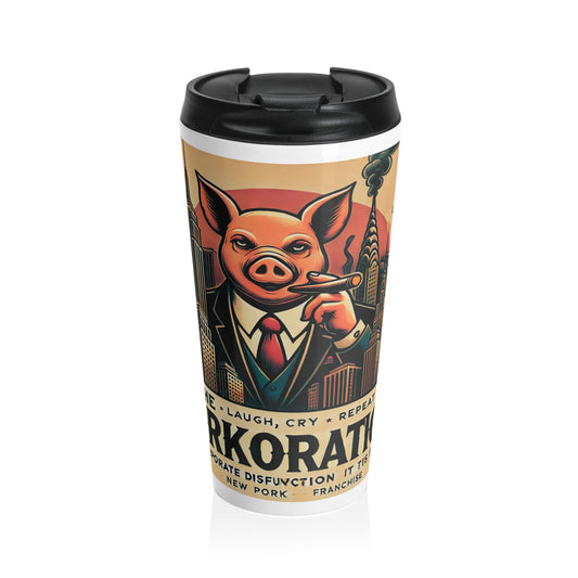 Porkoration Collection 21 - Stainless Steel Travel Mug