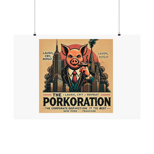 Porkoration Collection - Premium Matte horizontal posters