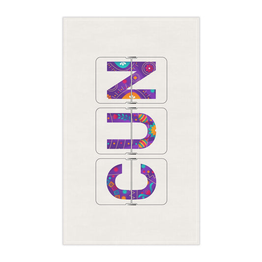 CUN - Cancun Three-Letter Code - Kitchen Towel