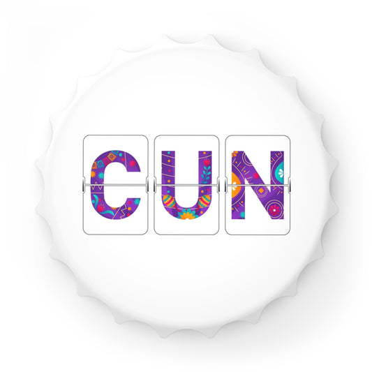 CUN - Cancun Three-Letter Code - Bottle Opener