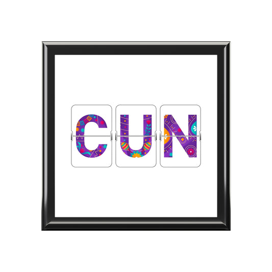 CUN - Cancun Three-Letter Code - Jewelry Box