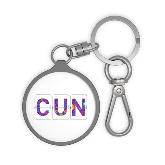 CUN - Cancun Three-Letter Code - Keyring Tag